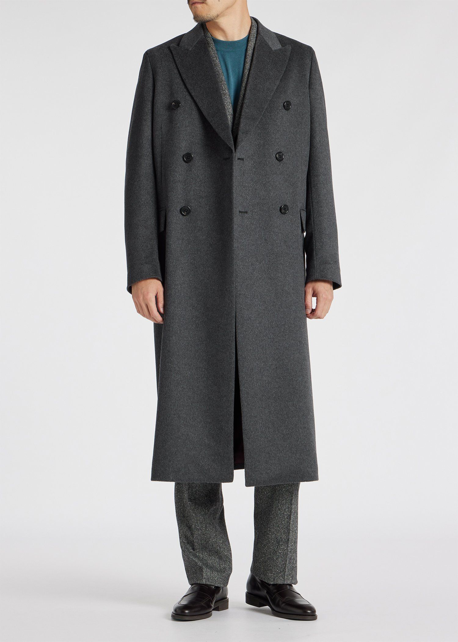 美品】 PaulSmith カシミヤ混 ロングコート Ｌサイズ 近しい