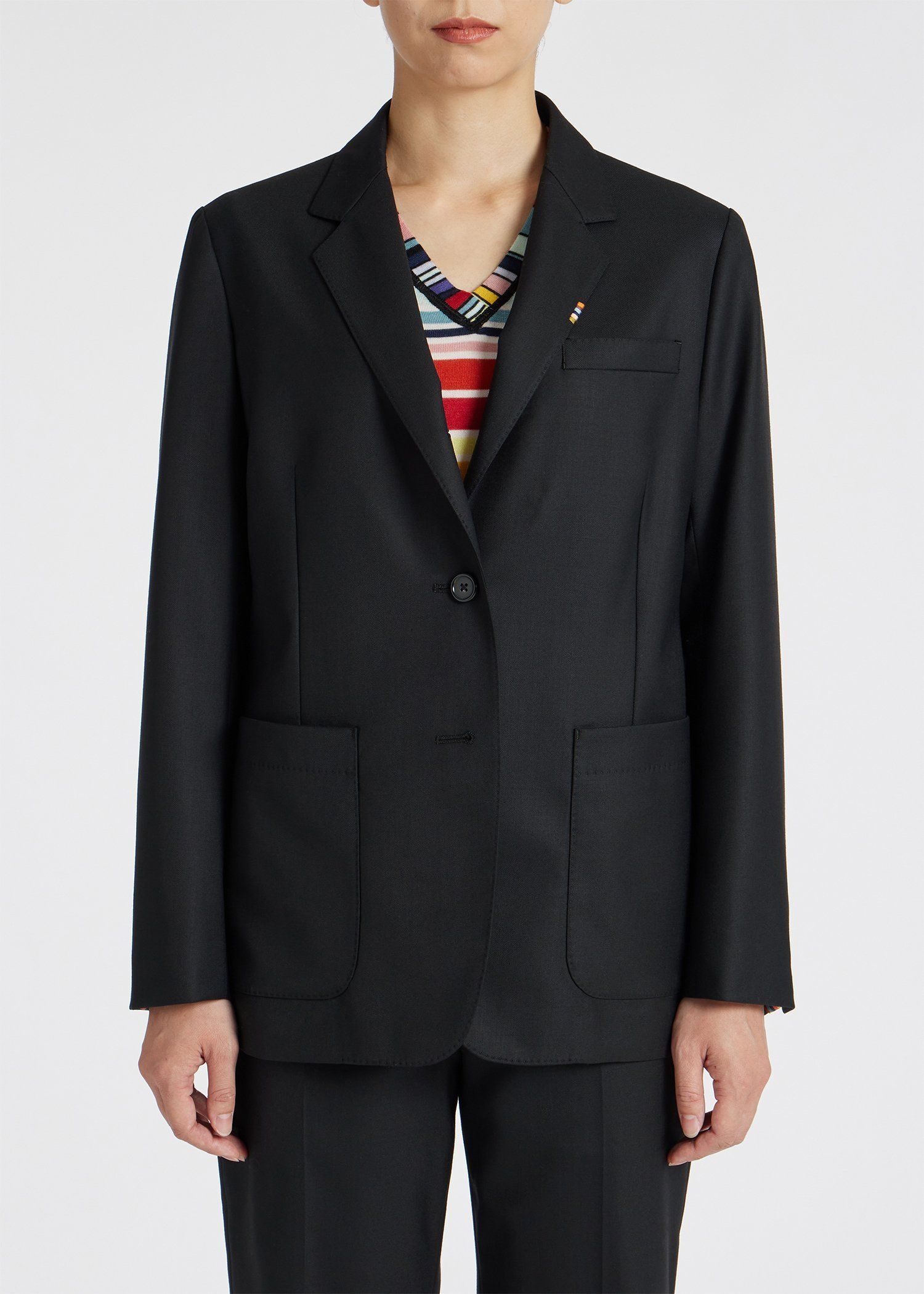 ウィメンズ  ソリッド ウールストレッチ ジャケット 'A Suit To Travel In'