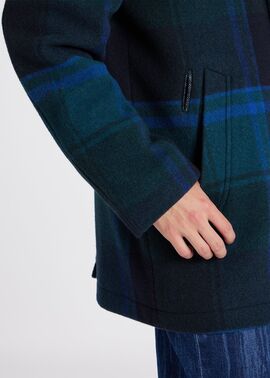PaulSmith ポールスミス ブラックウォッチ 襟ボア 縮絨ウール