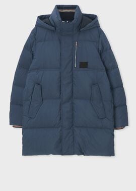 シグネチャーストライプ ダウンコート