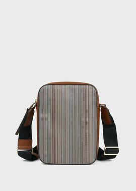 コーテッドキャンバス ショルダーバッグ（マルチ） ｜ポール・スミス