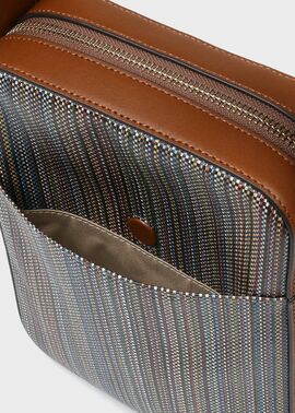 コーテッドキャンバス ショルダーバッグ（マルチ） ｜ポール・スミス