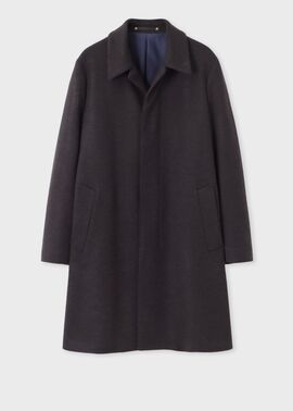 コンプレストウール ステンカラーコート