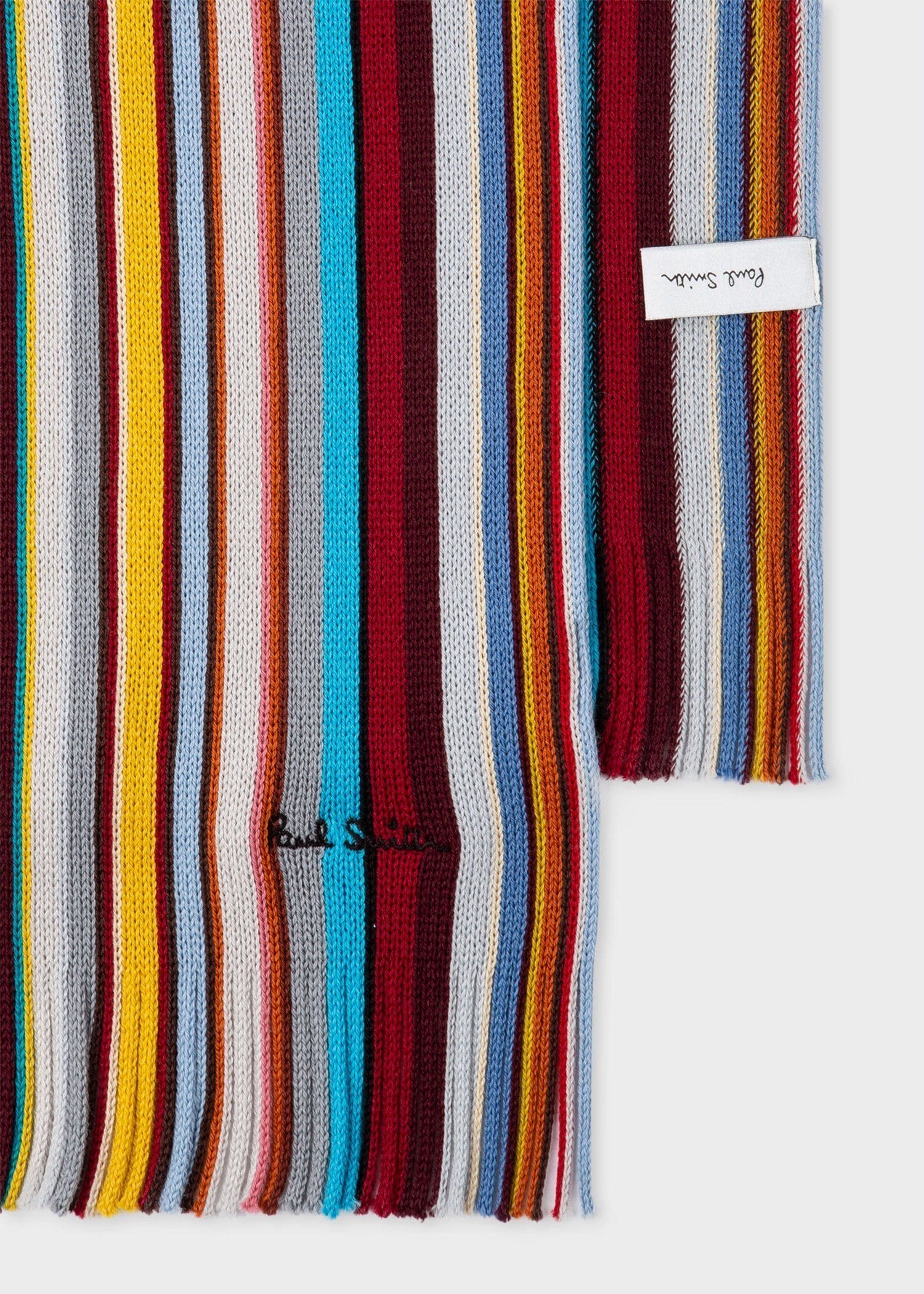 Paul Smith】マフラー シグネチャーストライプ ラッセル (Paul
