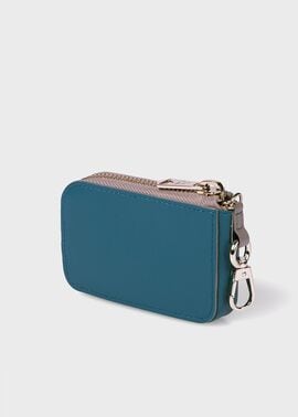 【Paul Smith】サプルレザー キーケース ロゴ ジップ アイボリー Paul Smith】サプルレザー キーケース ロゴ ジップ アイボリー