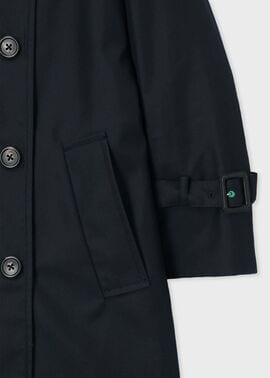 【半額】 ウィメンズ トレンチコート（ネイビー） ｜ポール・スミス ジャケット・アウター