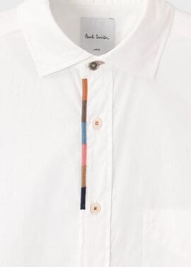 現行タグ ポールスミス アーティストストライプ エンブロイダリー シャツ L 現行タグ ポールスミス アーティストストライプ エンブロイダリー