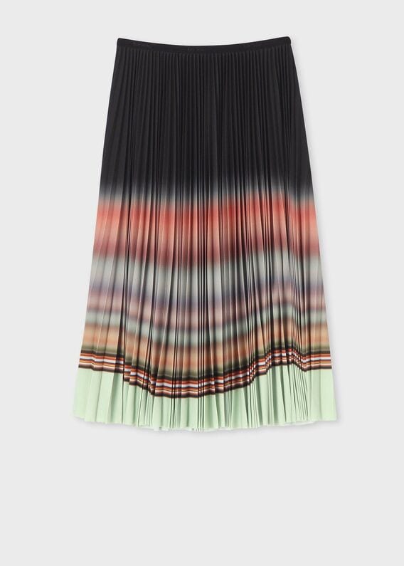 ポールスミス PAUL SMITH 21AW ニットスカート プリーツスカート