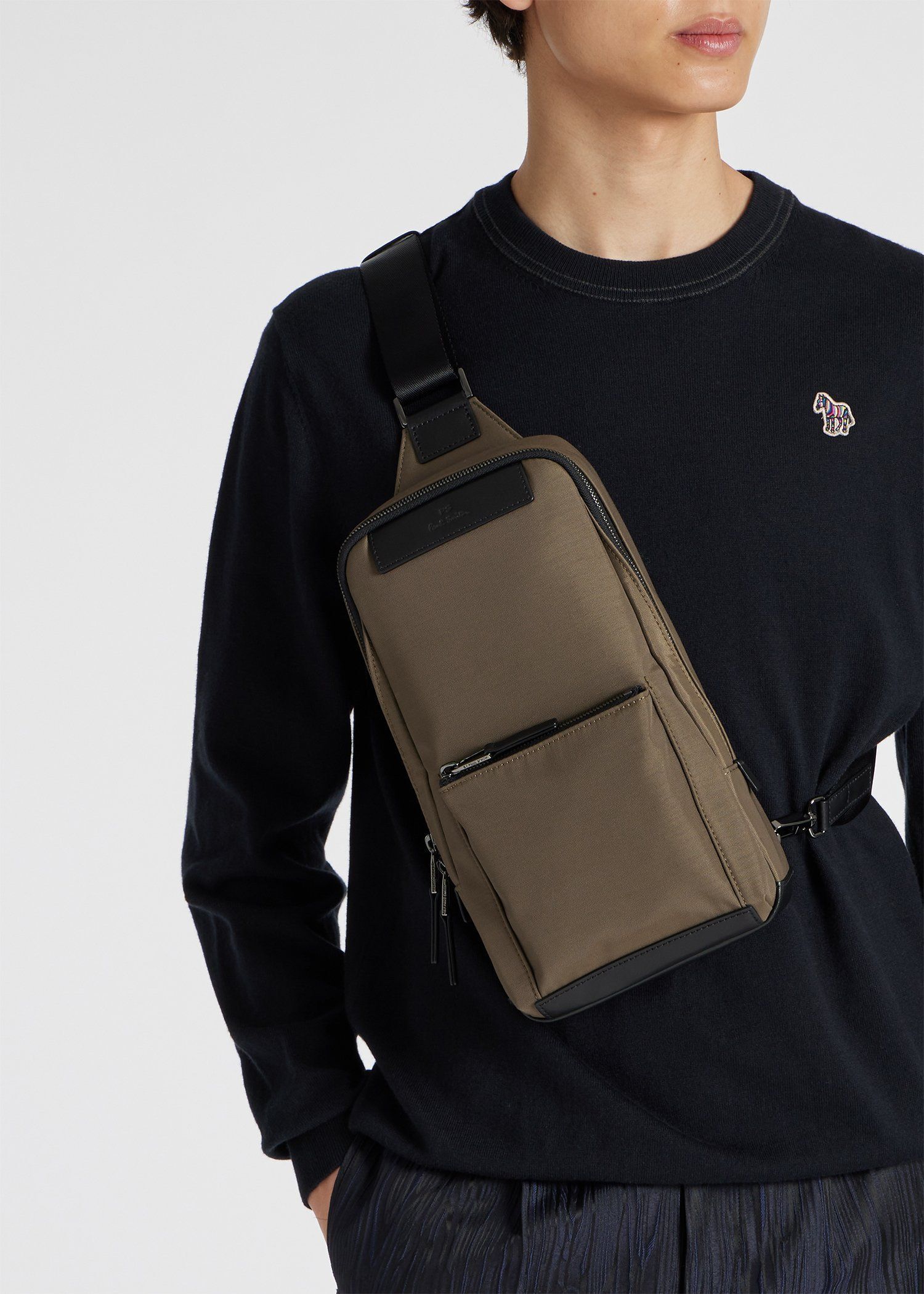 PS Paul Smith ビジネス ナイロン ボディバッグ