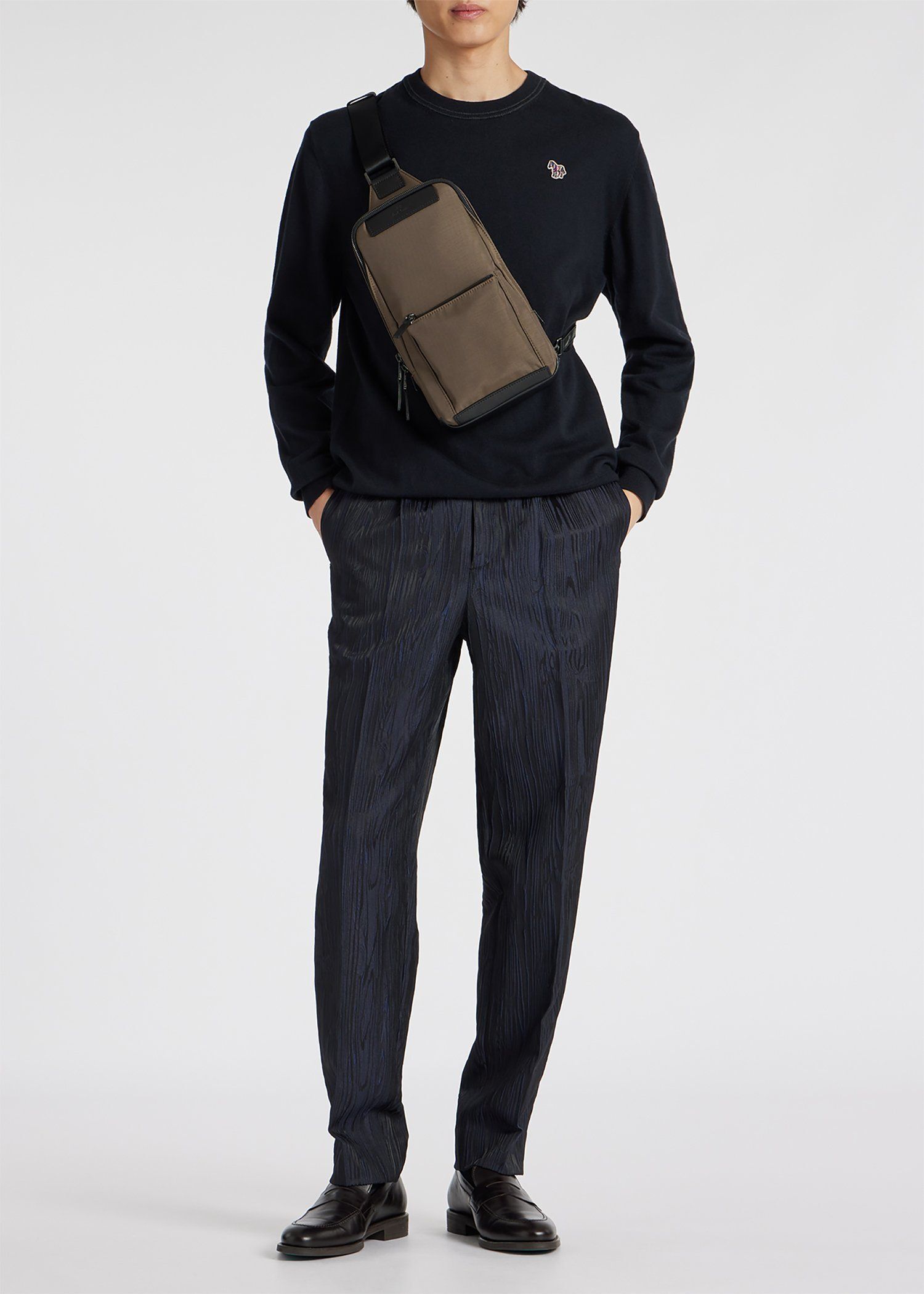 PS Paul Smith ビジネス ナイロン ボディバッグ