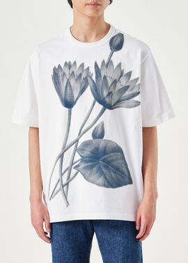 PS Paul Smith ピーエスポールスミス パームツリー柄 Tシャツ L