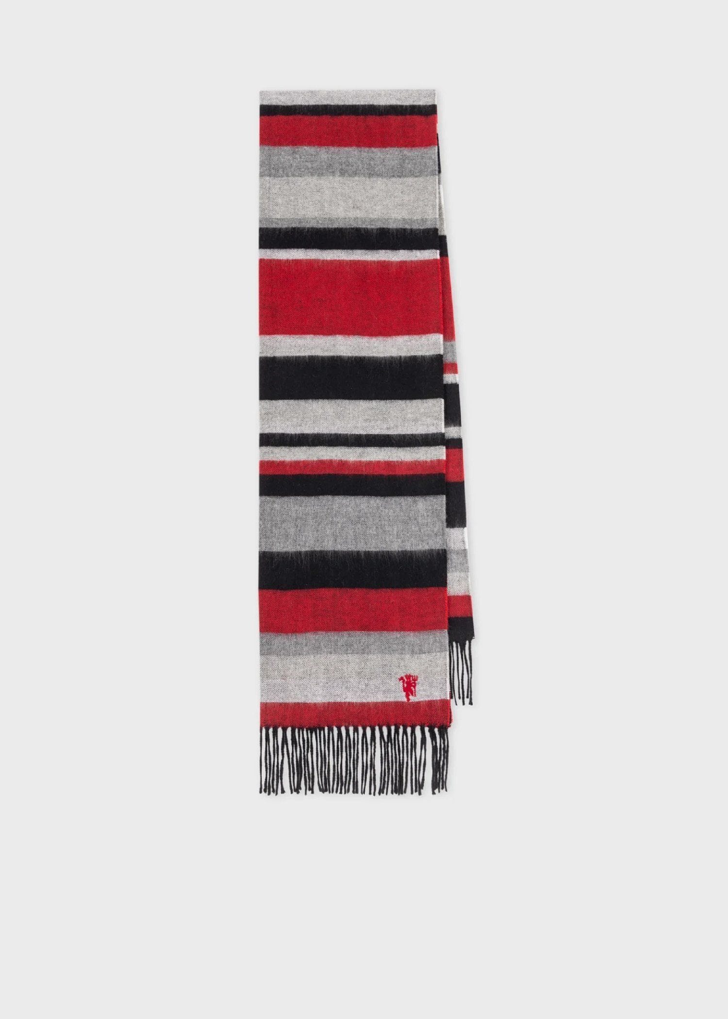 Paul Smith for Manchester United ランダムボーダー マフラー