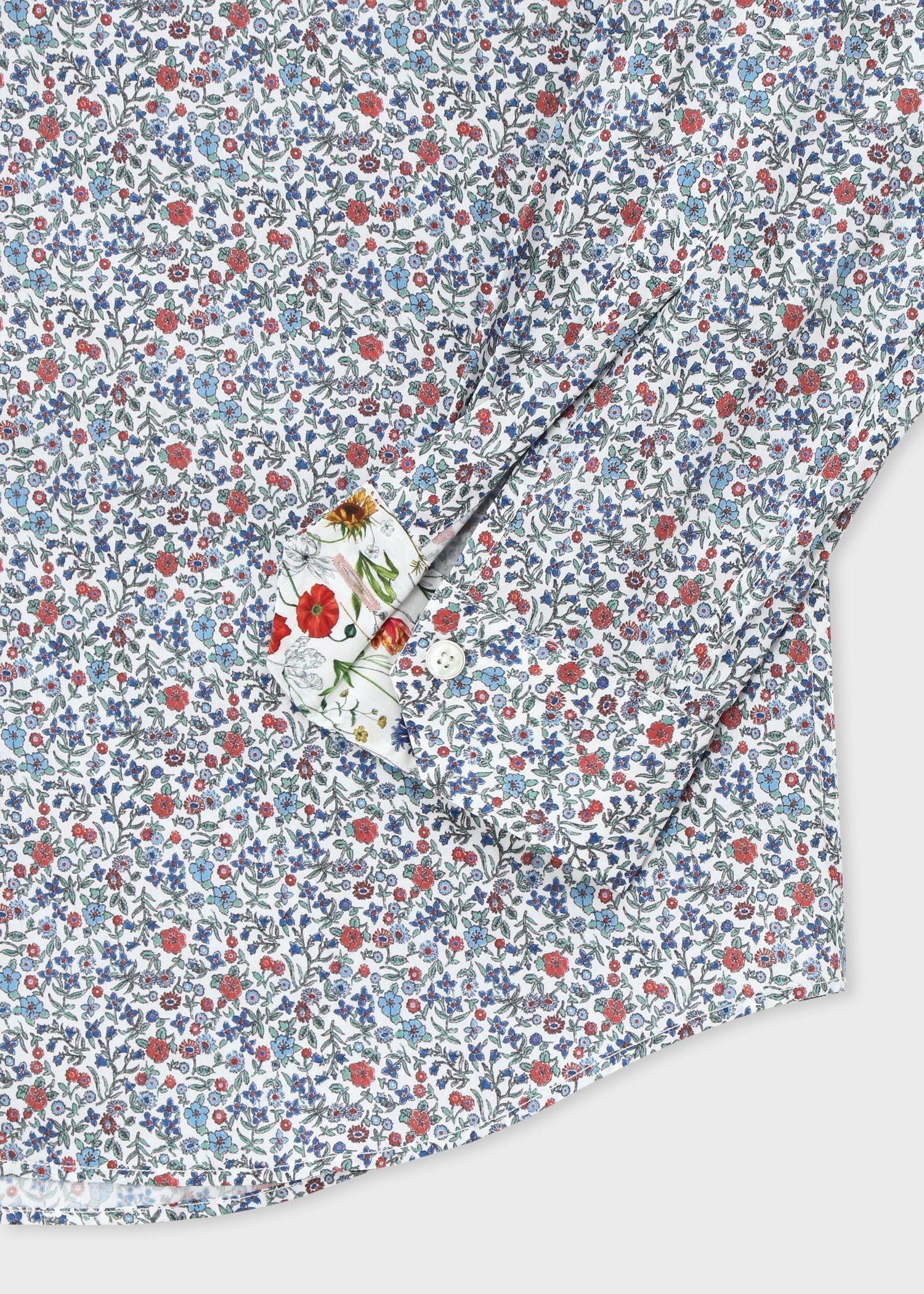 リバティ フローラルプリント シャツ