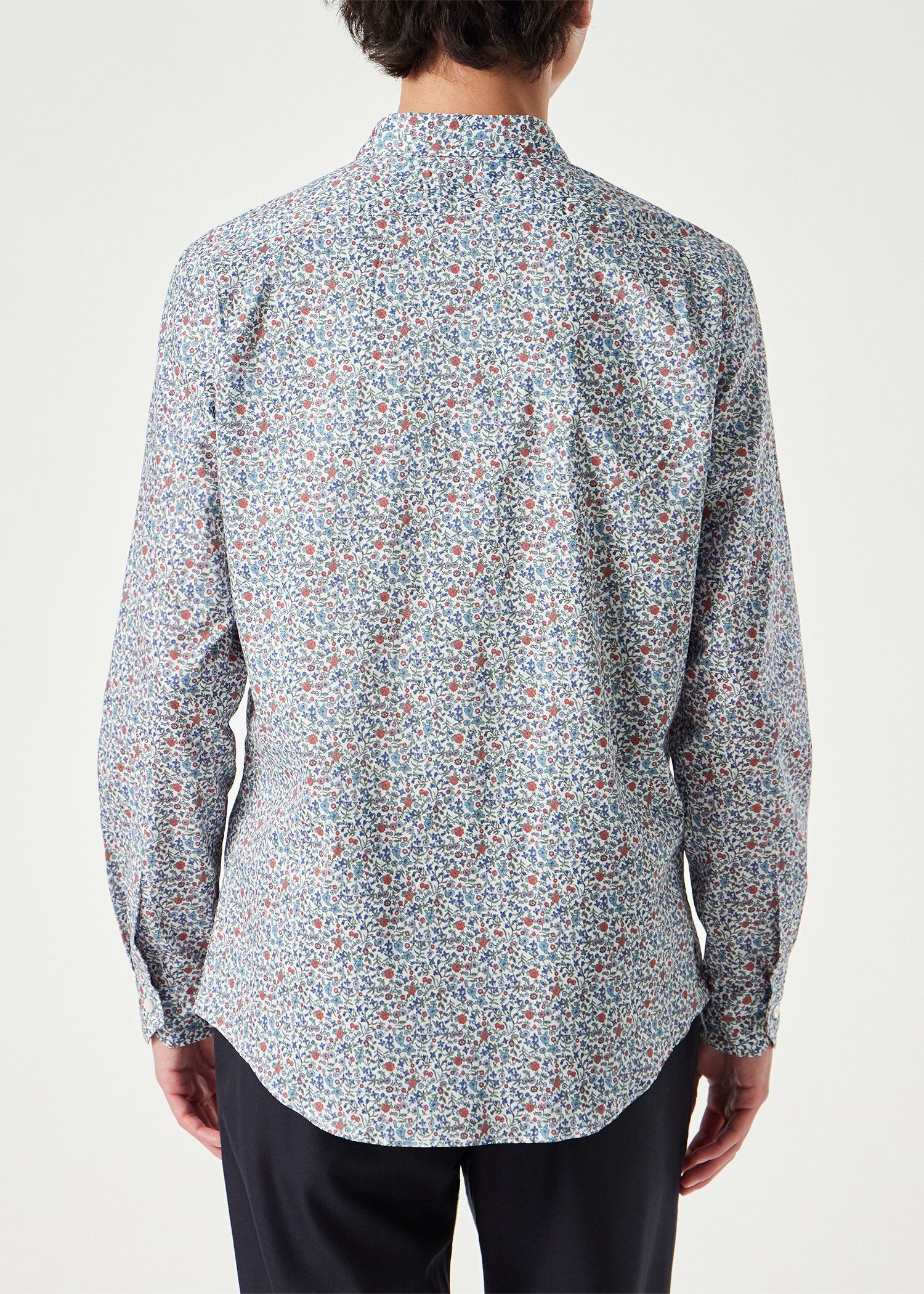 リバティ フローラルプリント シャツ