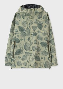 "Half Tone Floral" マウンテンパーカ