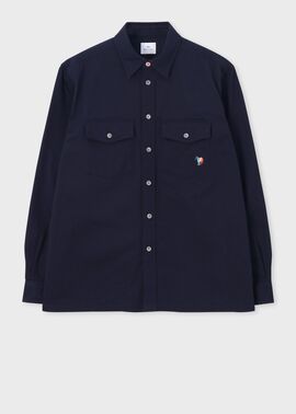 シーズンゼブラ コットンツイル シャツブルゾン