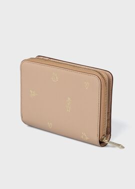 ミックスドゥードゥル 2つ折り財布（ベージュ） ｜ポール・スミス