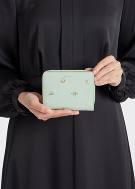 ミックスドゥードゥル 2つ折り財布（ミントグリーン） ｜ポール・スミス