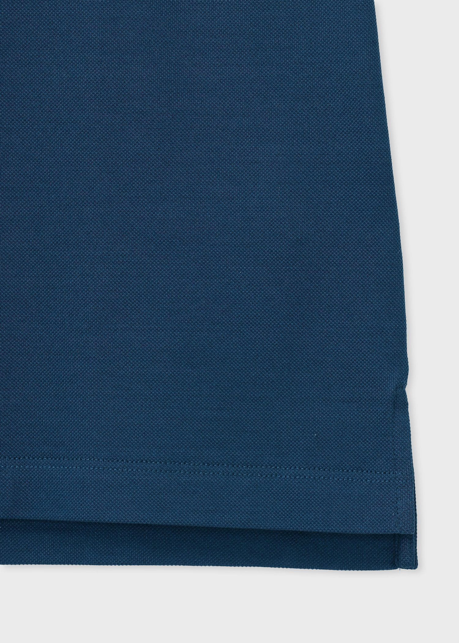 "Signature Stripe" ジップアップ ポロシャツ