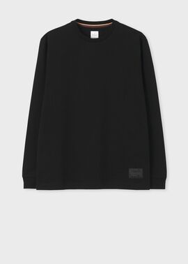 "Cropped logo" 長袖Tシャツ