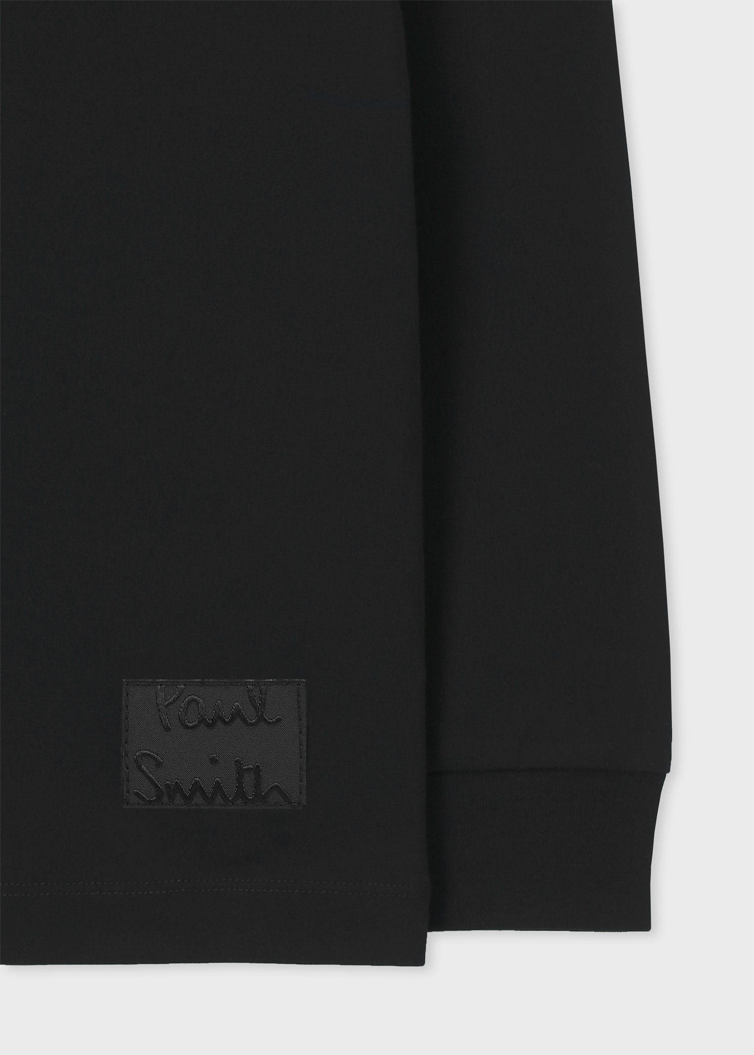 "Cropped logo" 長袖Tシャツ