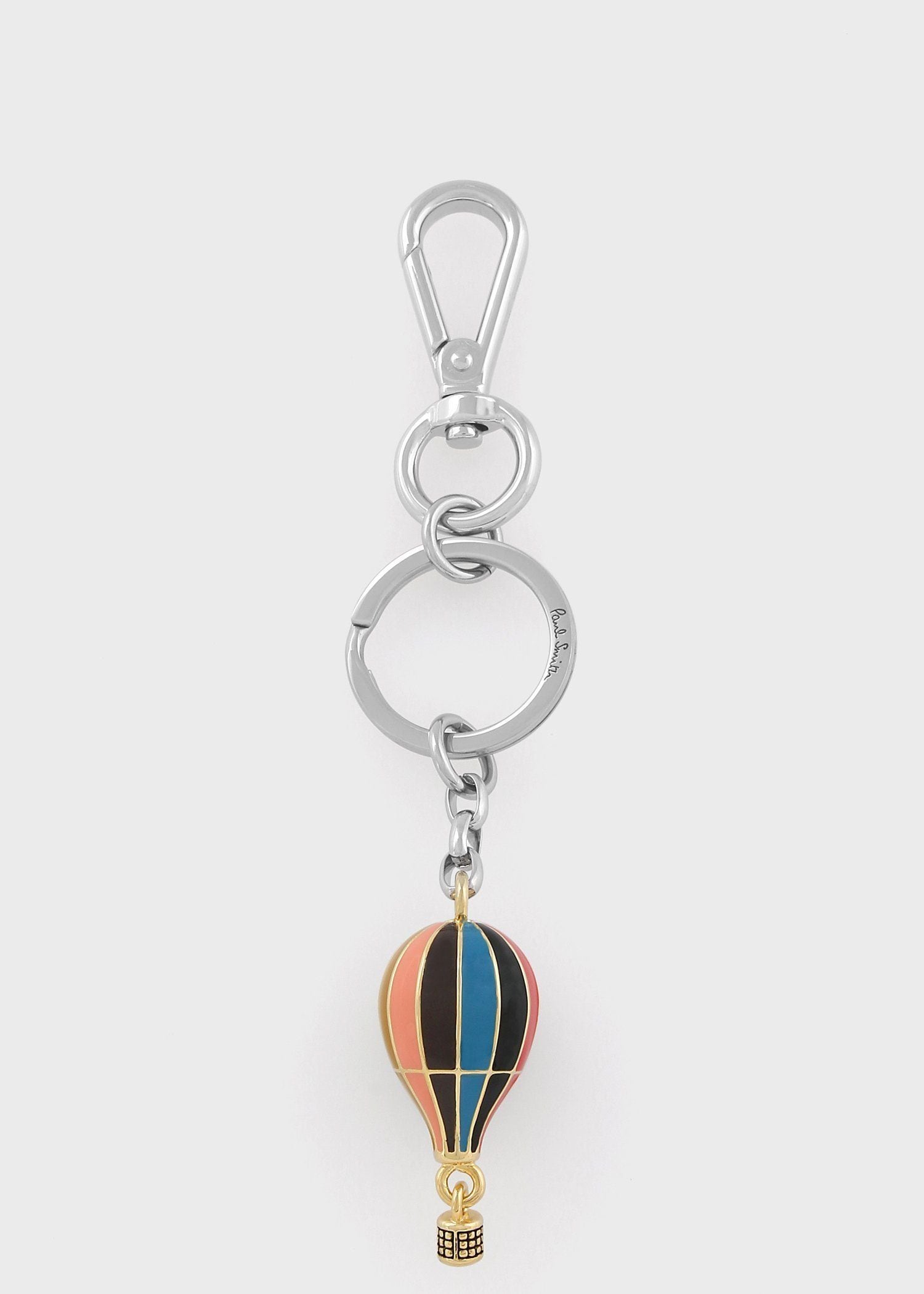 "Signature Stripe Hot Air Balloon" キーリング