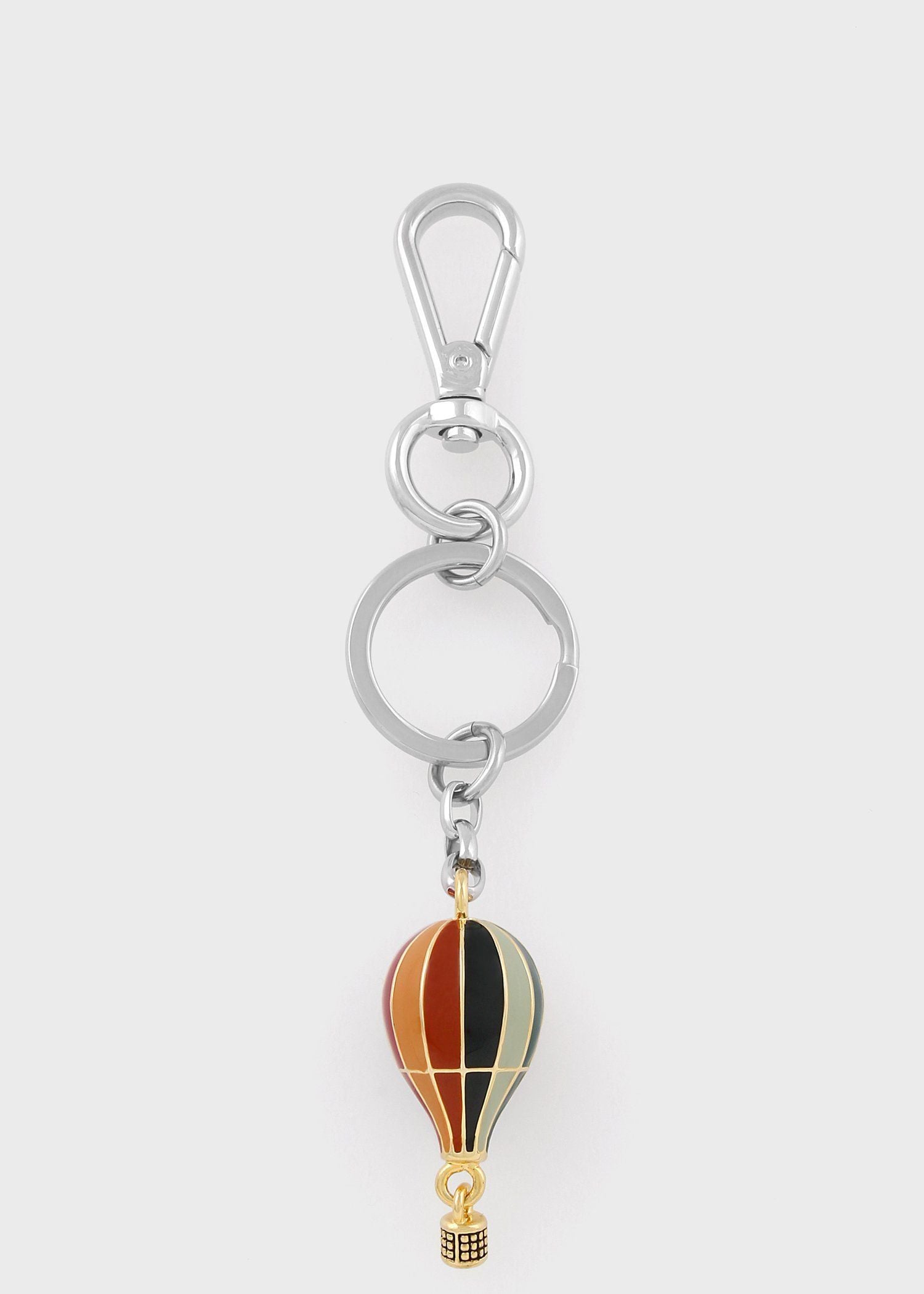 "Signature Stripe Hot Air Balloon" キーリング