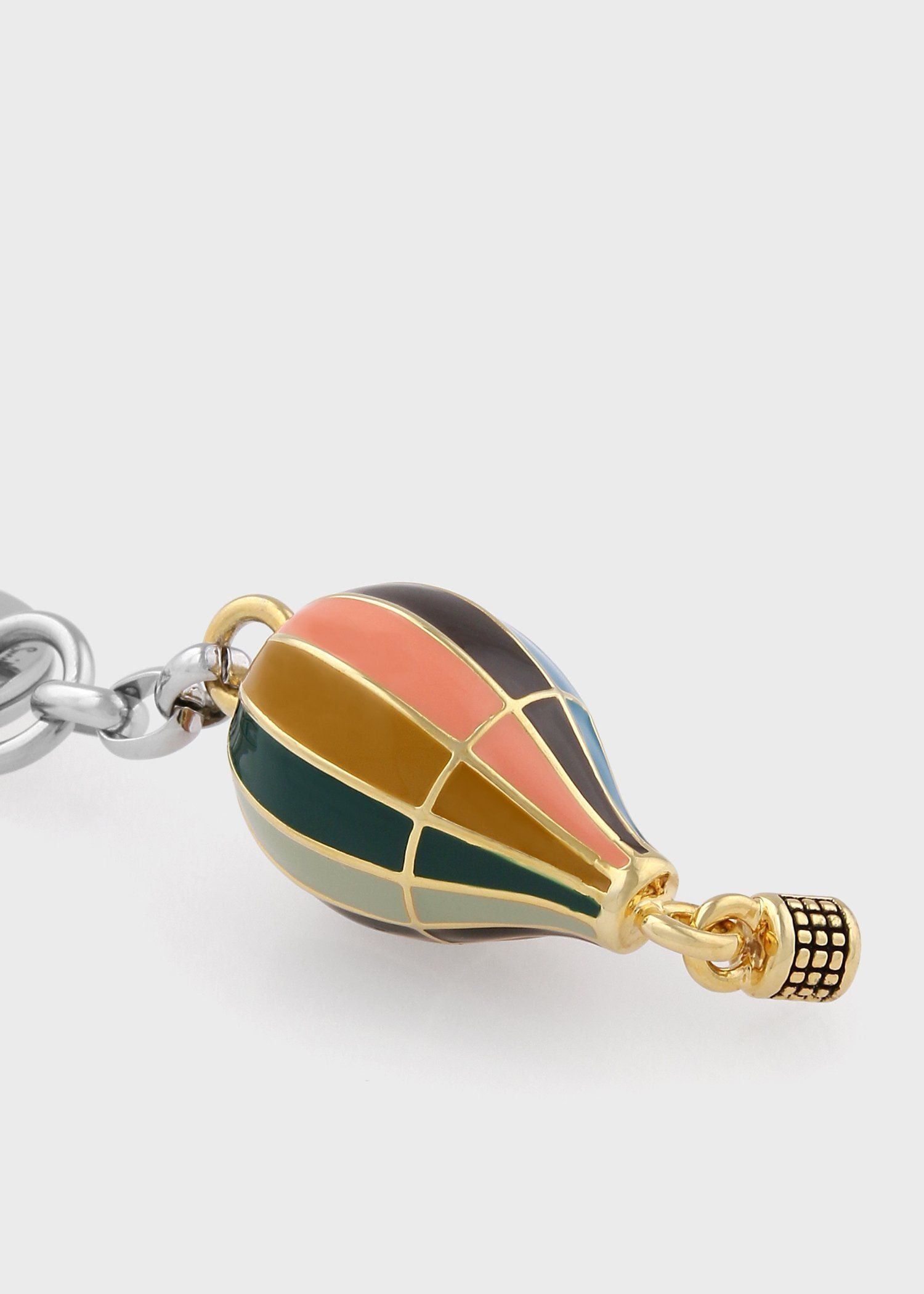 "Signature Stripe Hot Air Balloon" キーリング