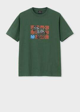 "Zebra in Pieces" Tシャツ