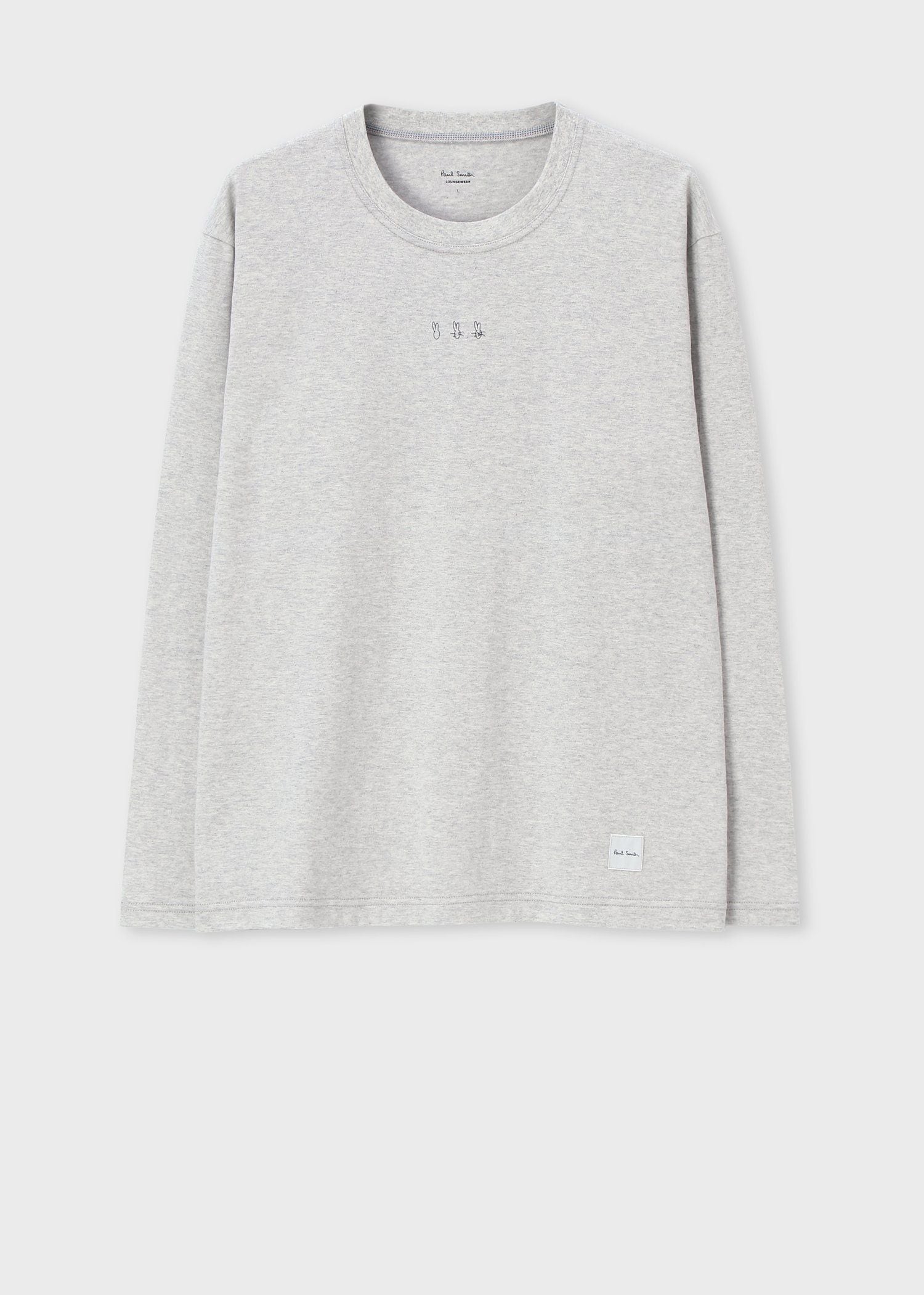"Paul's Rabbit" 長袖クルーネックTシャツ