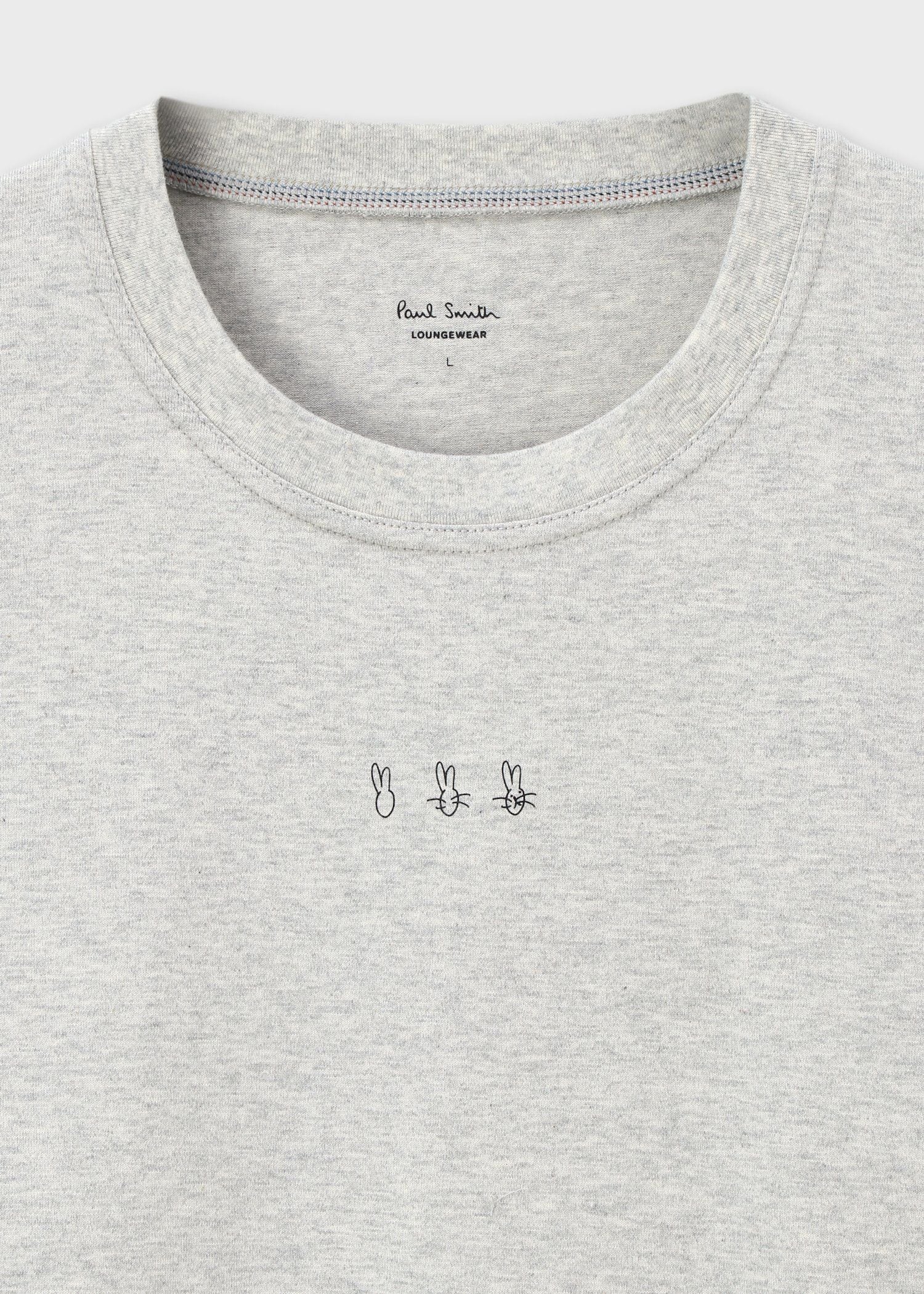 "Paul's Rabbit" 長袖クルーネックTシャツ