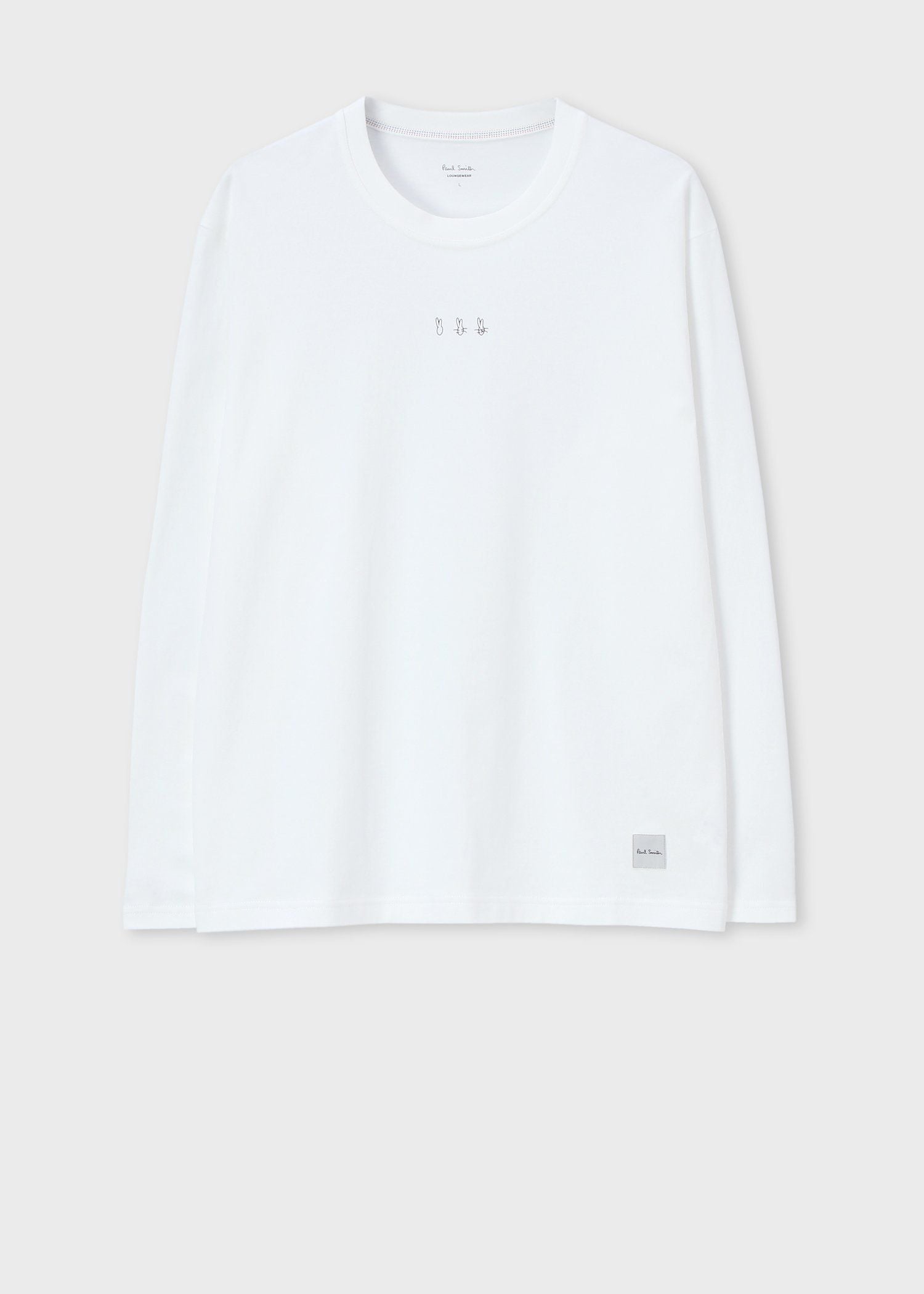 "Paul's Rabbit" 長袖クルーネックTシャツ