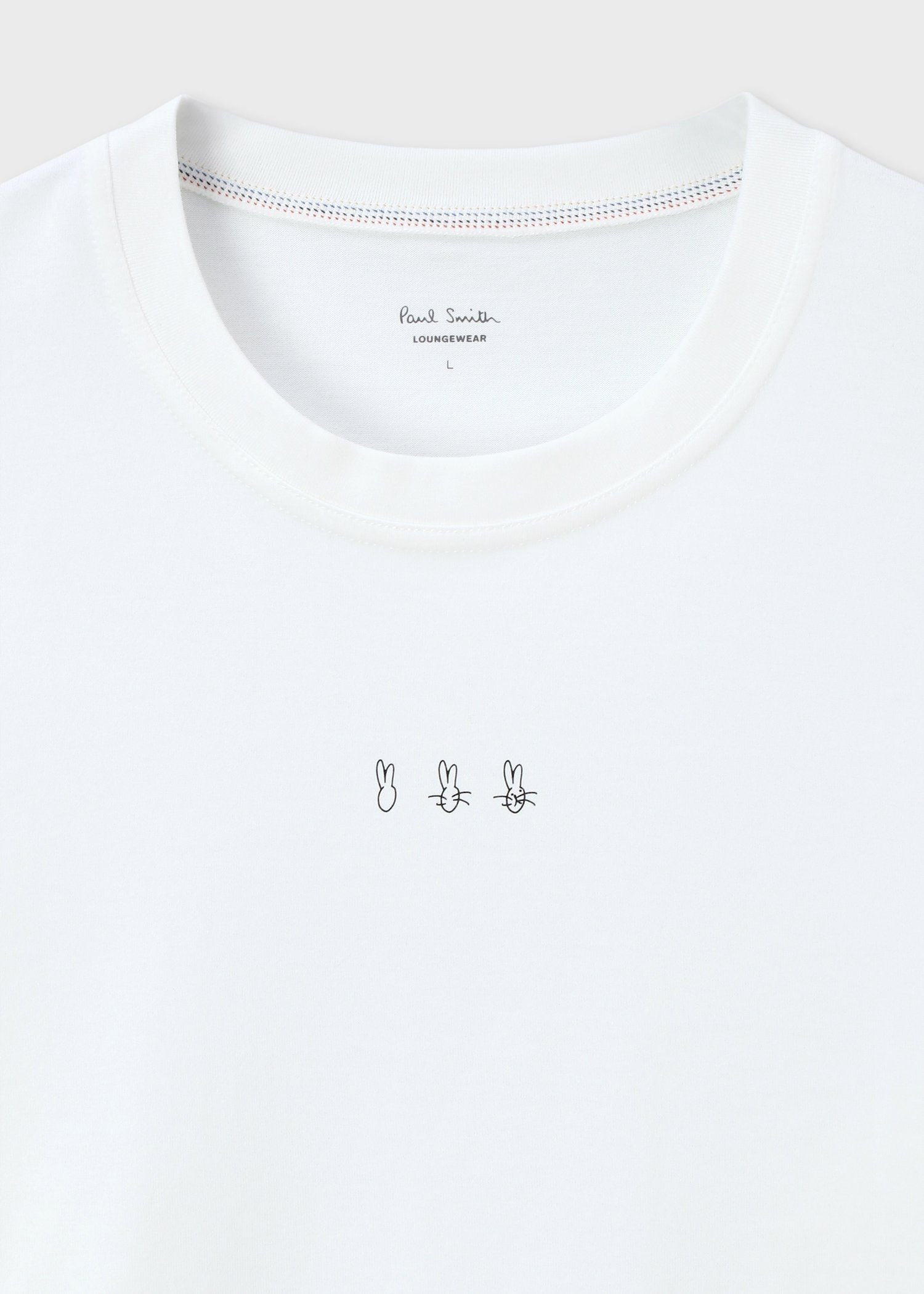 "Paul's Rabbit" 長袖クルーネックTシャツ