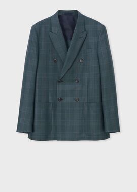 ✨️Paul Smith ギンガムチェック ダブルブレスト テーラードジャケット