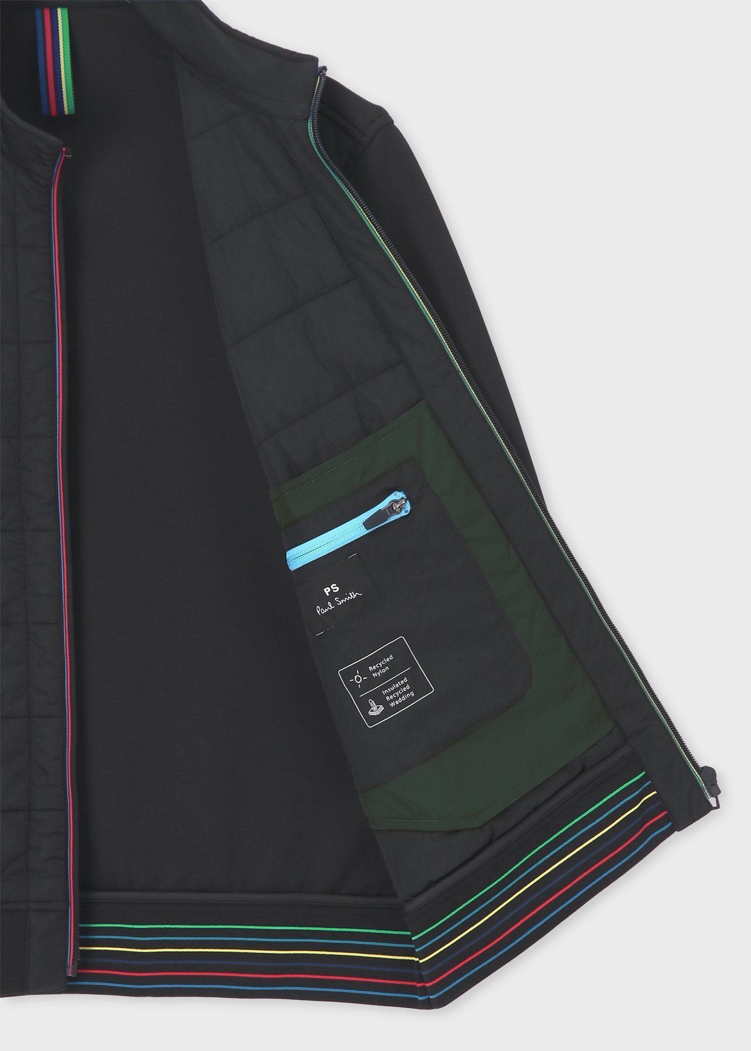 "Sports Stripe" ジップアップブルゾン