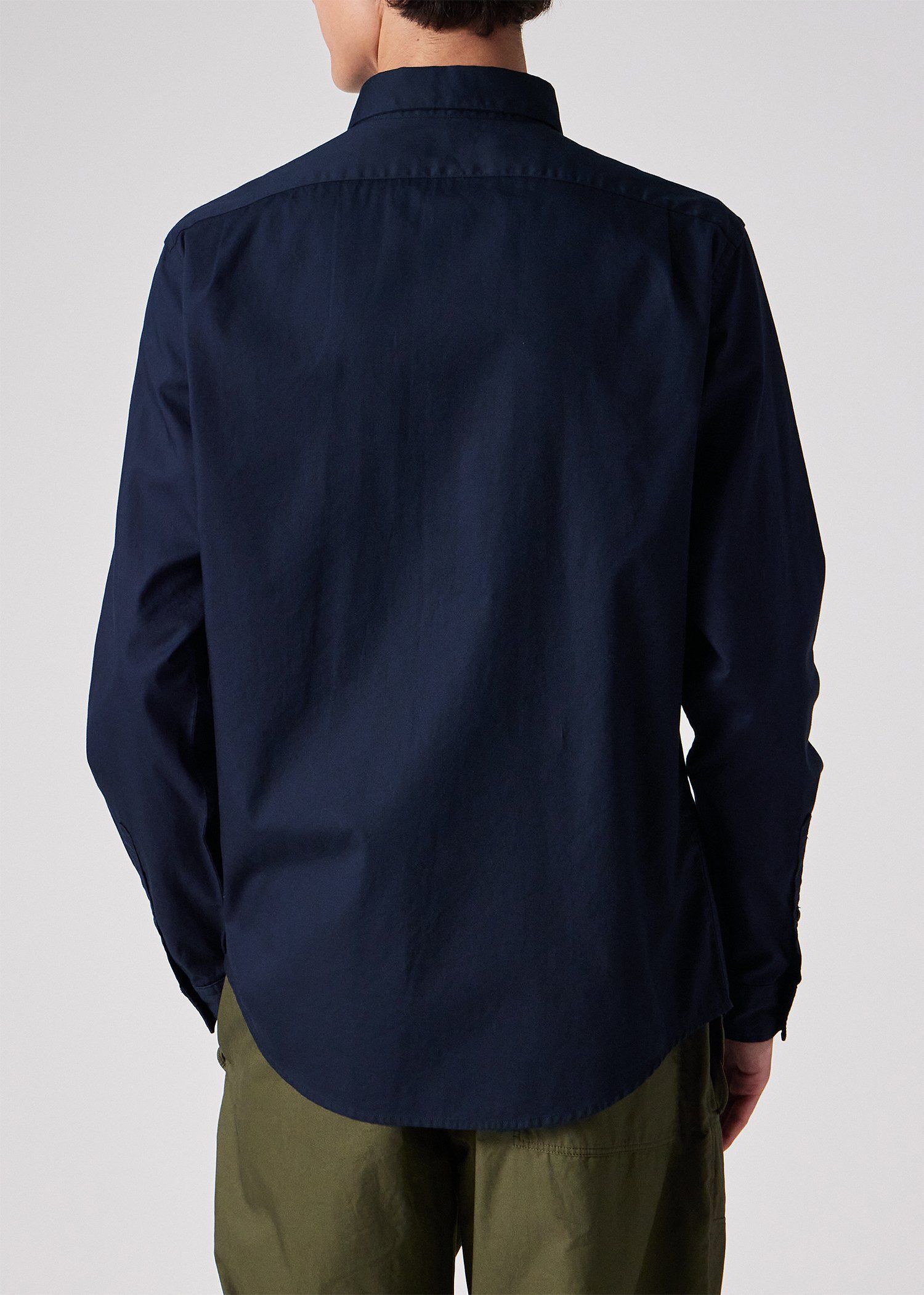 マルチカラーボタン カジュアルシャツ