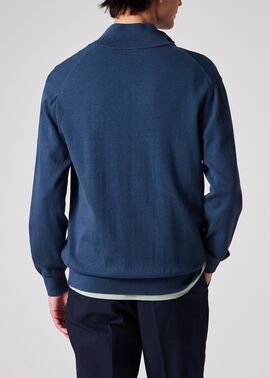 ネイビー ジッパー付き セーター　PaulSmith M ネイビー ジッパー付き セーター PaulSmith M