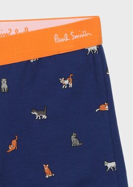 【美品】PS Paul Smith ポールスミス ダンシングキャットニット　猫 ポールスミス ダンシングキャット 猫 ファー ミニ ショルダー