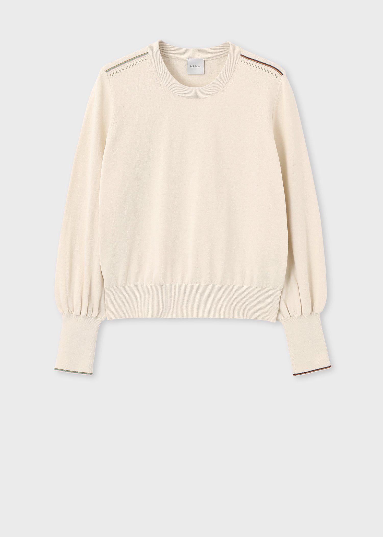 ウィメンズ "Signature Stripe" アイレット ニット