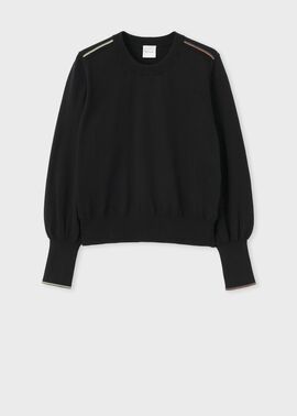 ウィメンズ "Signature Stripe" アイレット ニット