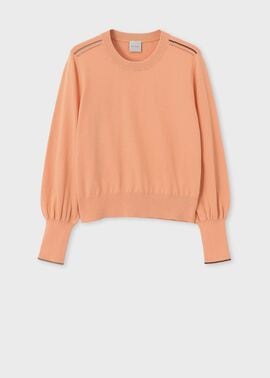 ウィメンズ "Signature Stripe" アイレット ニット