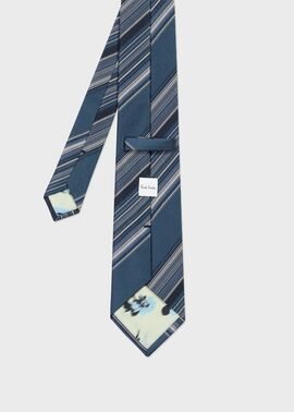 ドミナントカラー レジメンタル タイ（ブルー） ｜ポール・スミス