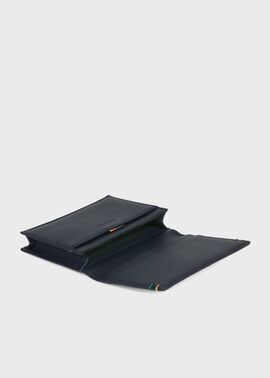 ハイライトステッチ 名刺入れ（ネイビー） ｜ポール・スミス