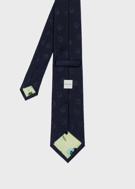 マルチカラー ドットリング タイ（ネイビー） ｜ポール・スミス