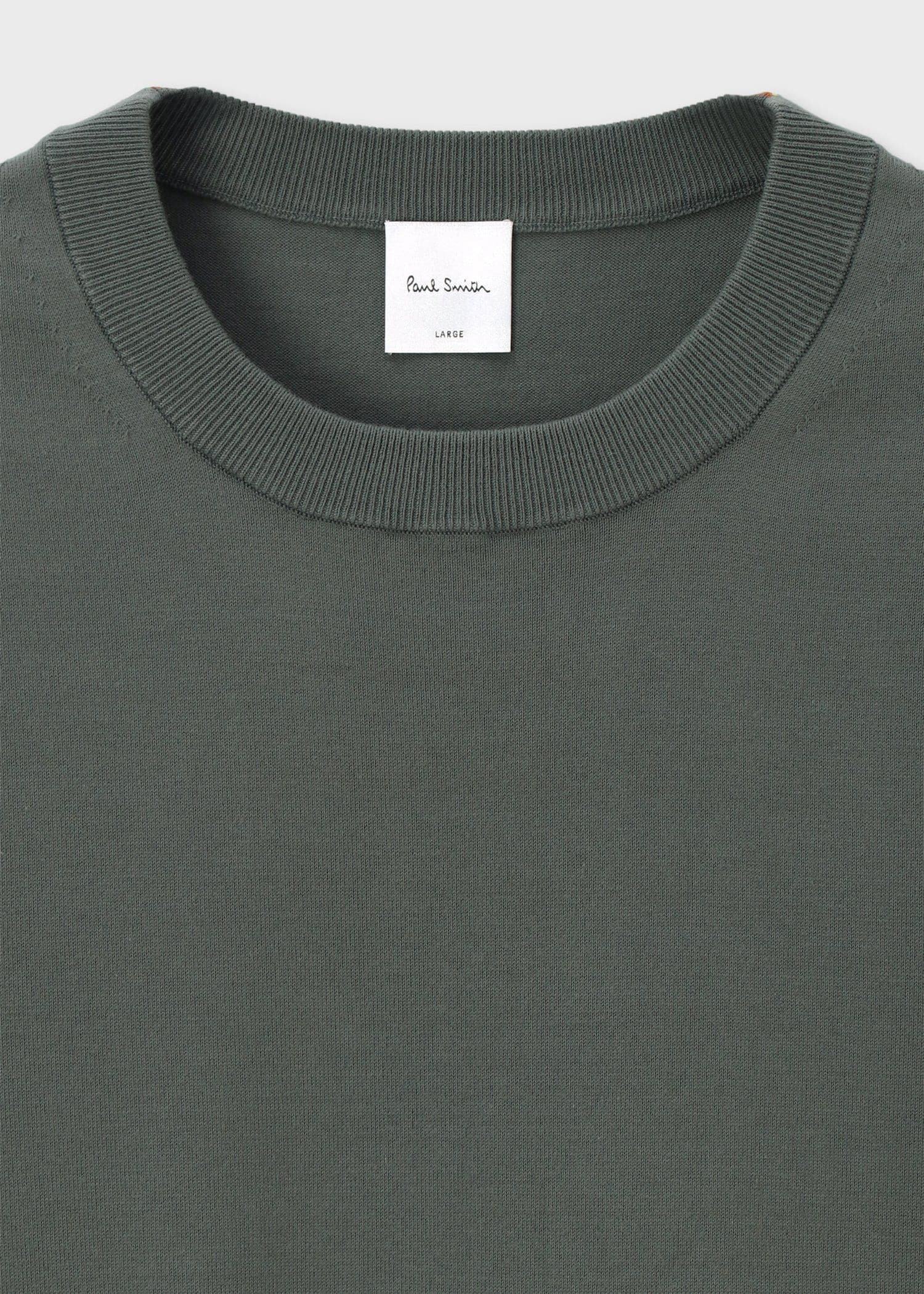 オーガニックコットン クルーネックニット