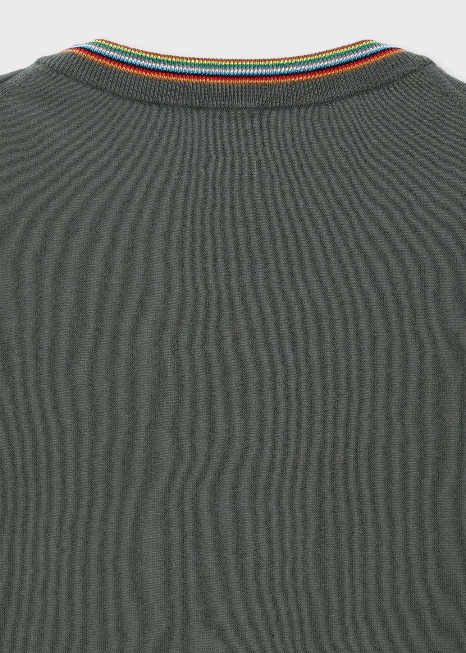 オーガニックコットン クルーネックニット