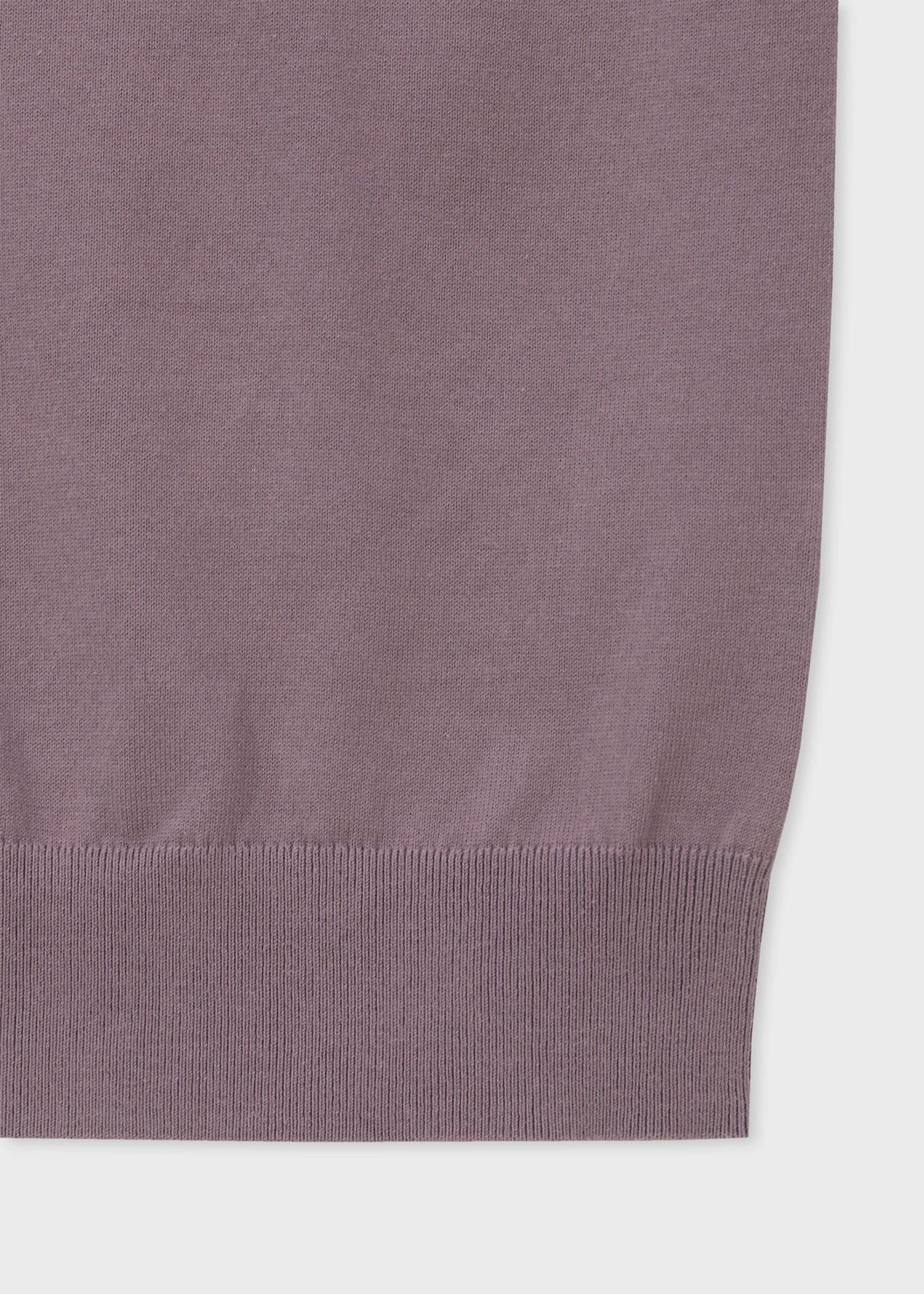 オーガニックコットン クルーネックニット