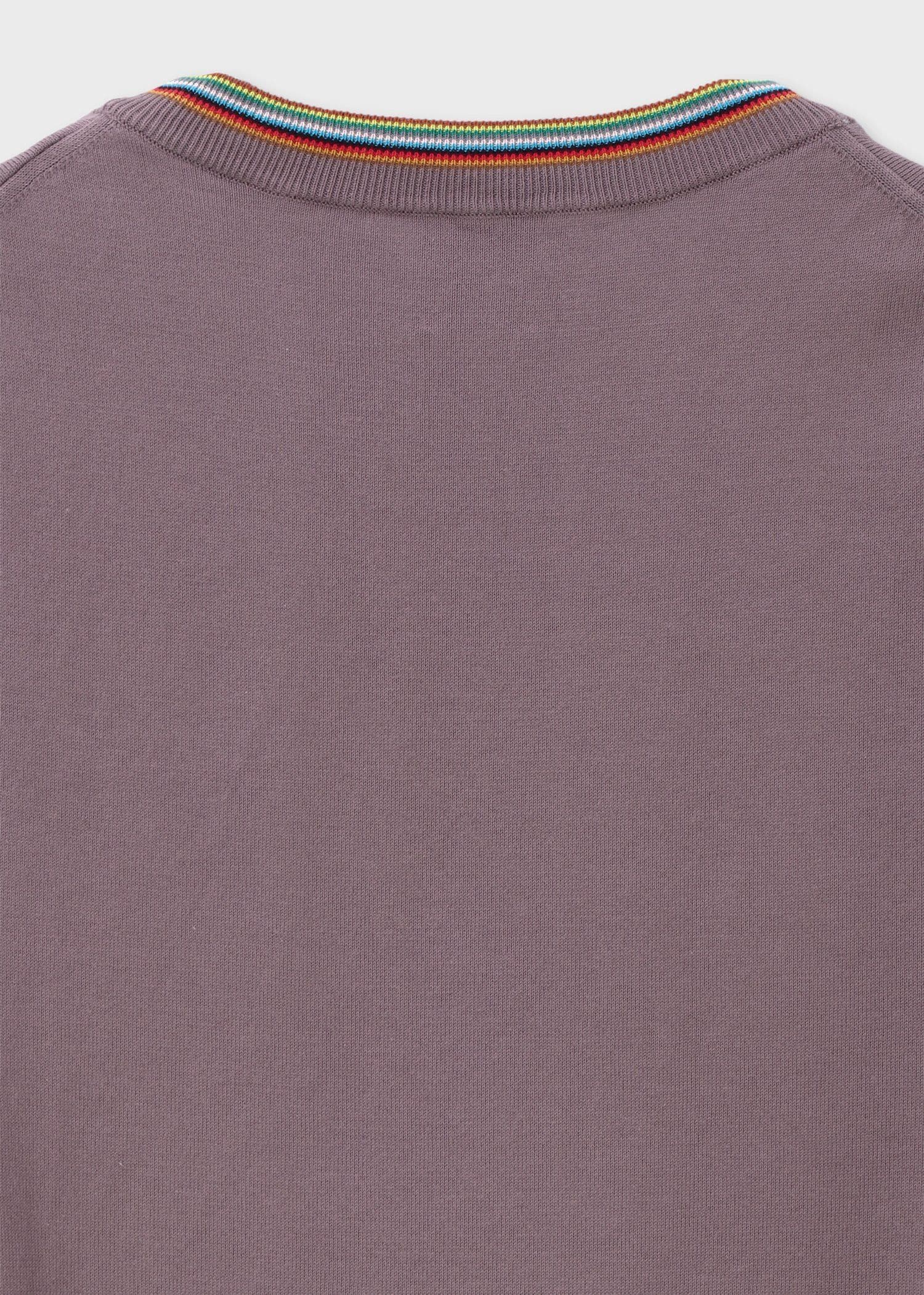 オーガニックコットン クルーネックニット