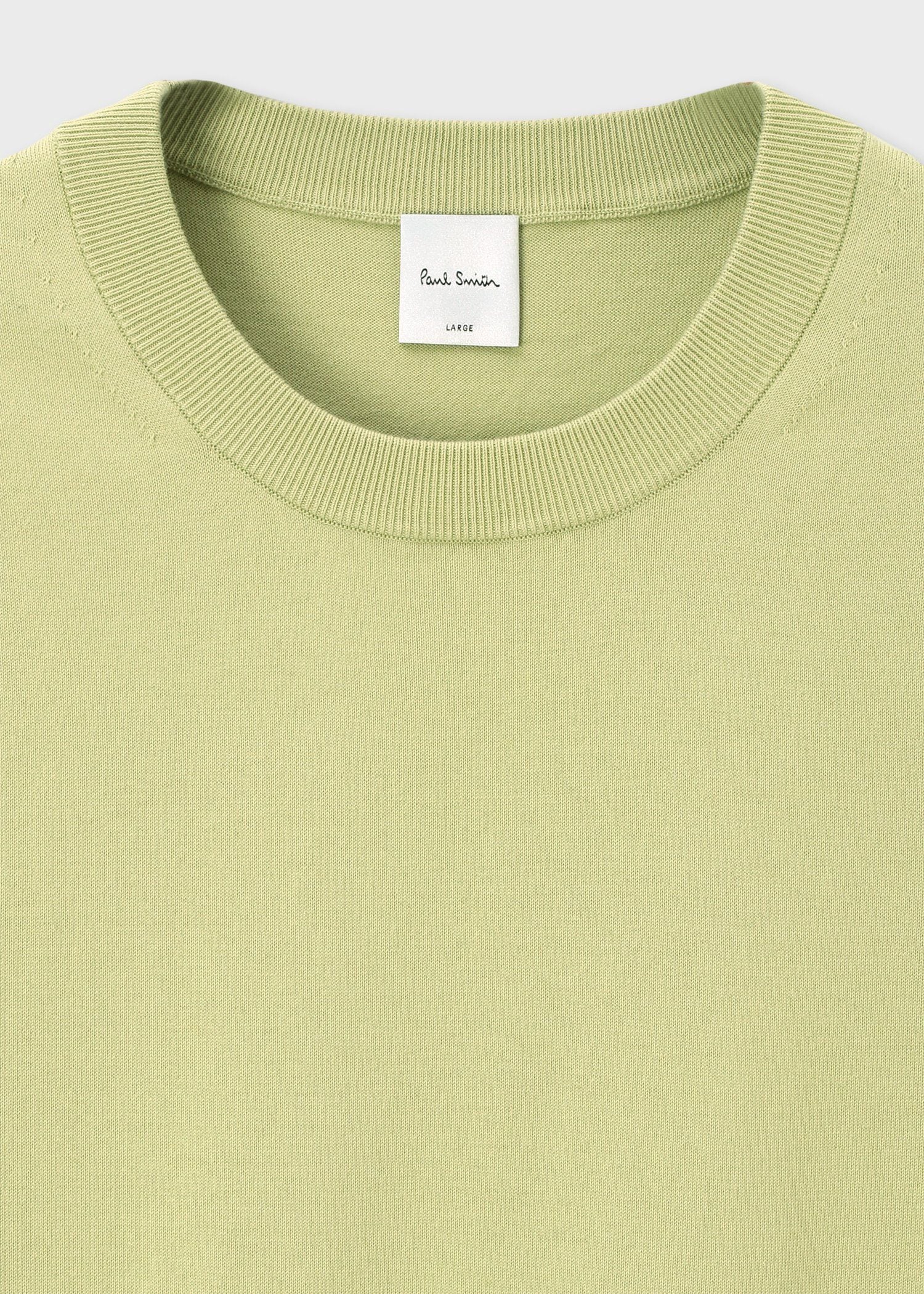 オーガニックコットン クルーネックニット