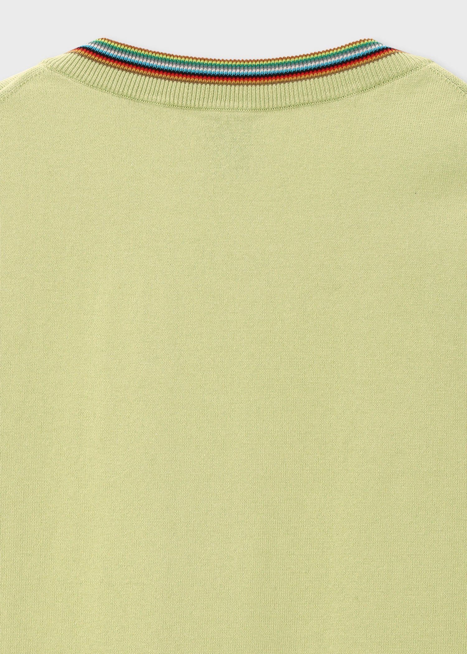 オーガニックコットン クルーネックニット